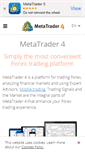 Mobile Screenshot of metatrader4.com