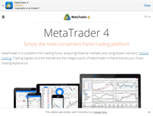 Tablet Screenshot of metatrader4.com